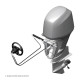 Packaged Outboard Side Mount Hydraulic Steering Kit for engines up to 300 Hp - SH-300 -  Multiflex